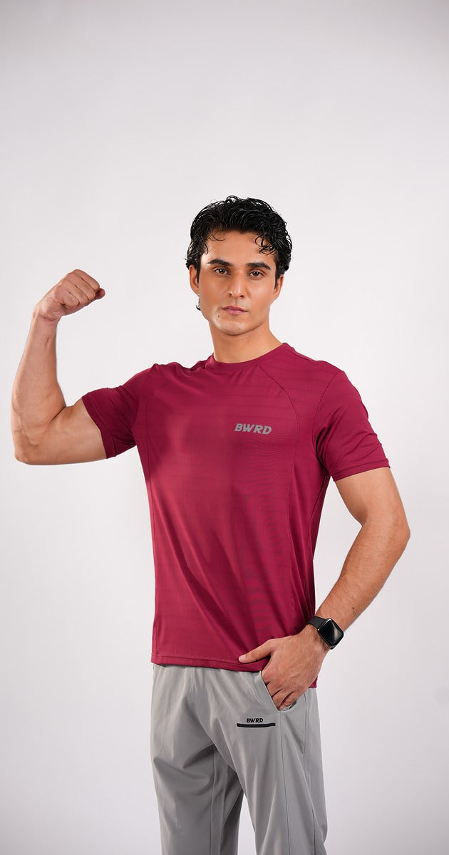 Performance Burgundy Tee