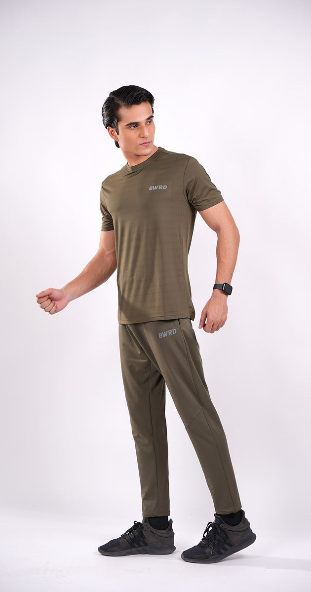Performance Olive Green Tee